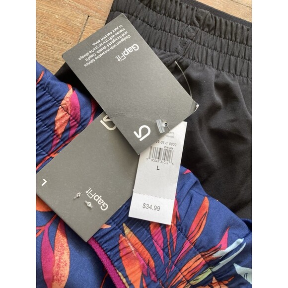 NEW Bundle of 2 GapFit Active Shorts LARGE Women’s Running Fitness - Picture 10 of 10